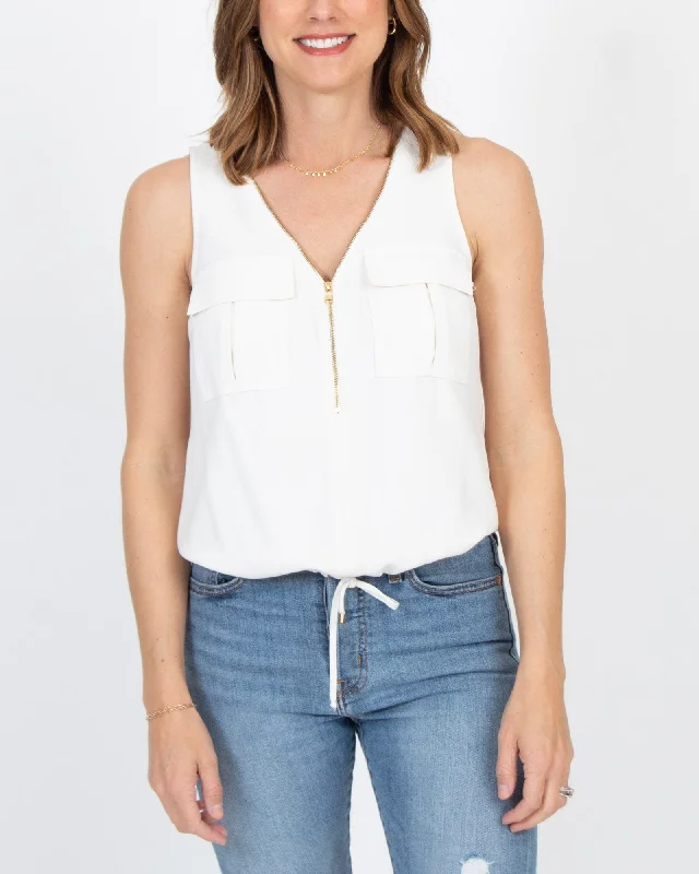 Zip Tank slim fit tank