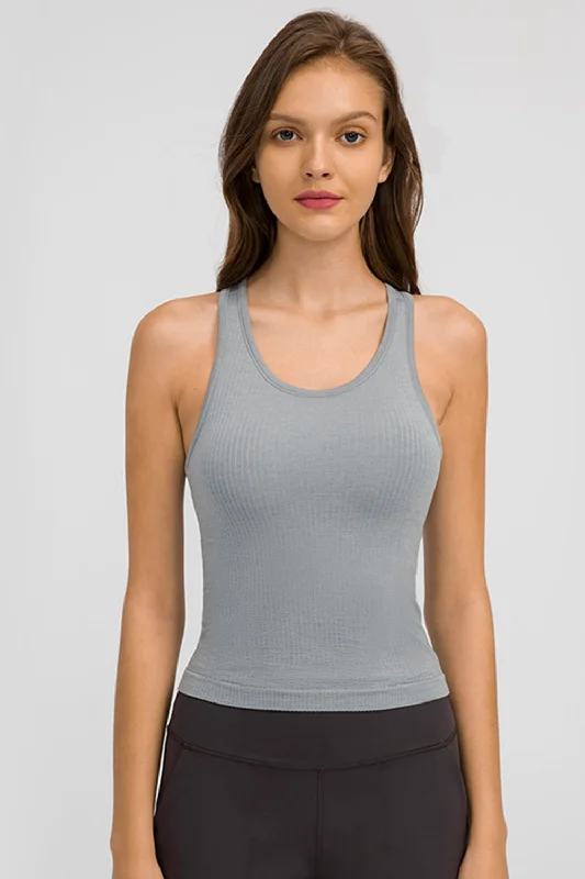 Racer Back Gym Tank Top summer tank top