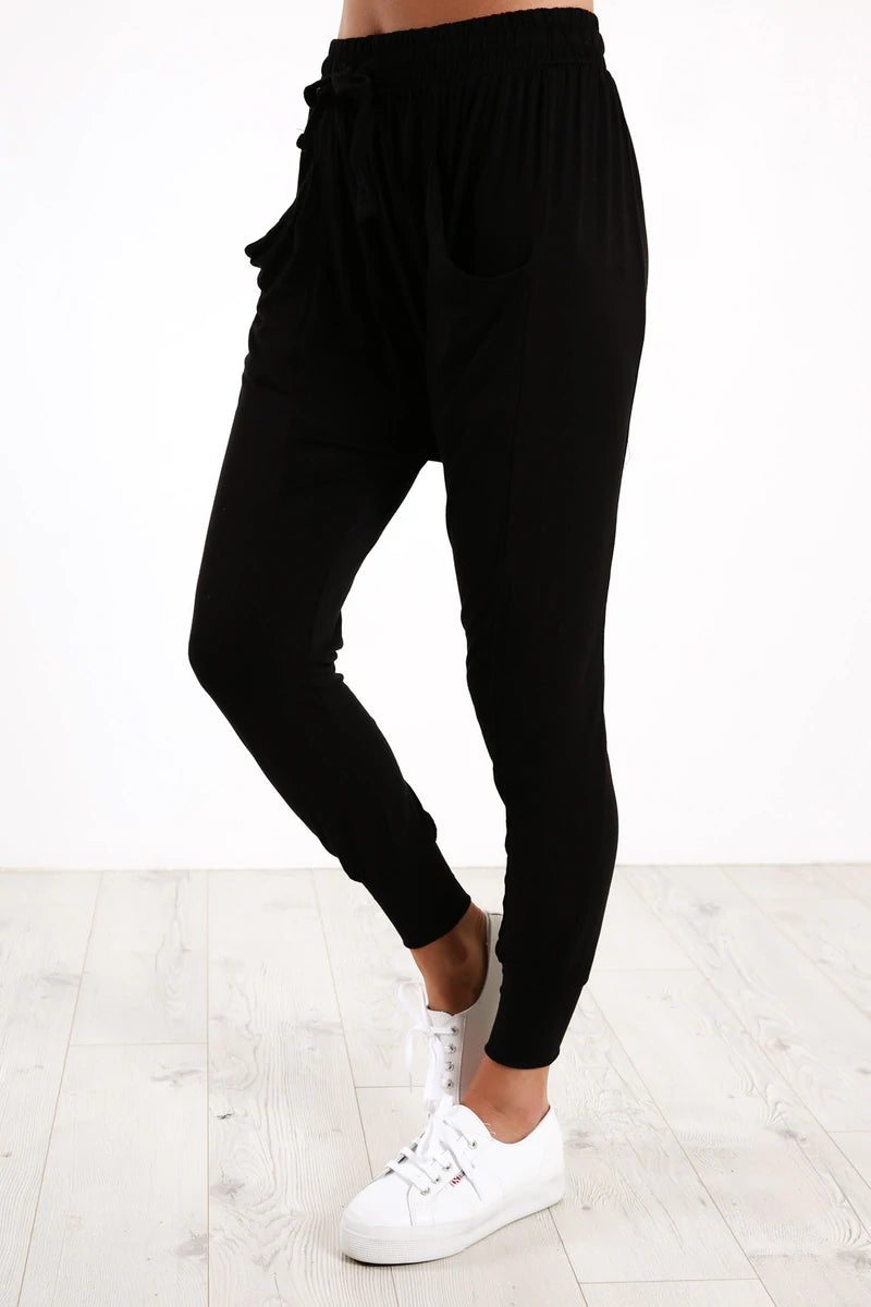 Barcelona Pant Black Classic Cropped Pants