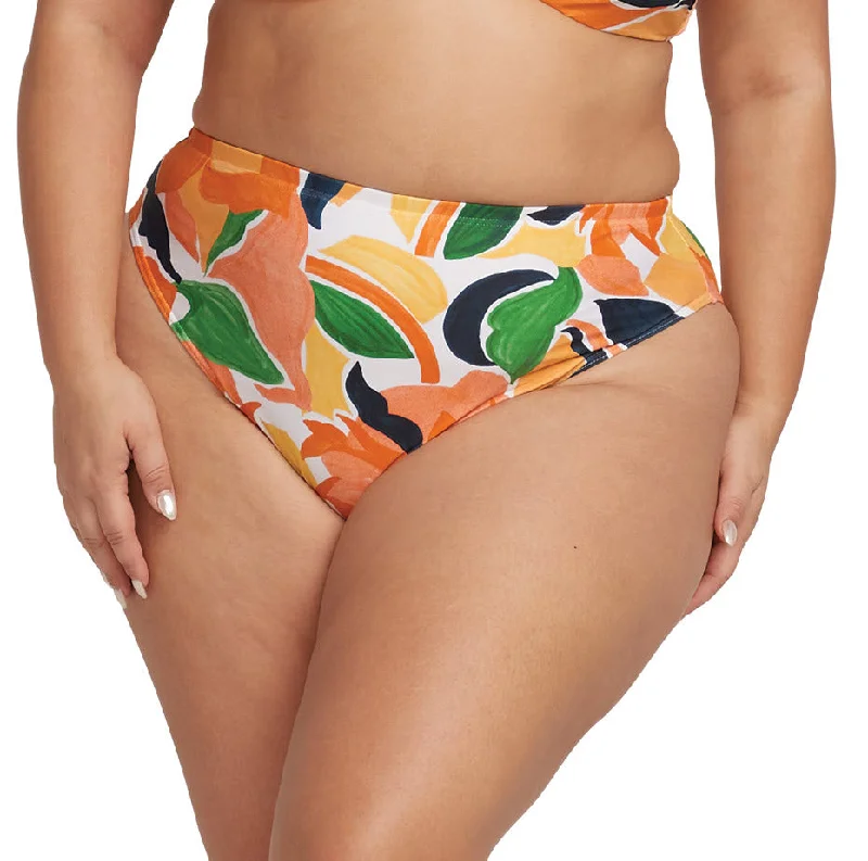 Artesands Swimwear De L'Hortus Richter Orange High Cut Bikini Bottom 4861DL Chic Bikini Set