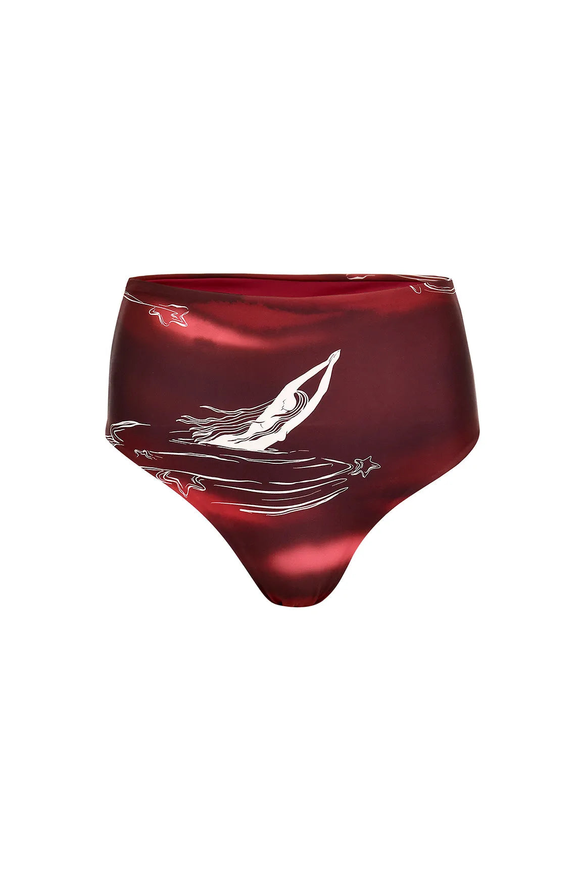 Bottom The Strappy Moonlight Swimmer HW Sporty Swimwear Bottoms