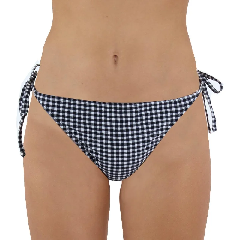 C & C California Womens Checkered Side Tie Swim Bottom Separates Floral Swimwear Set C & C California Womens Checkered Side Tie Swim Bottom Separates Floral Swimwear Set