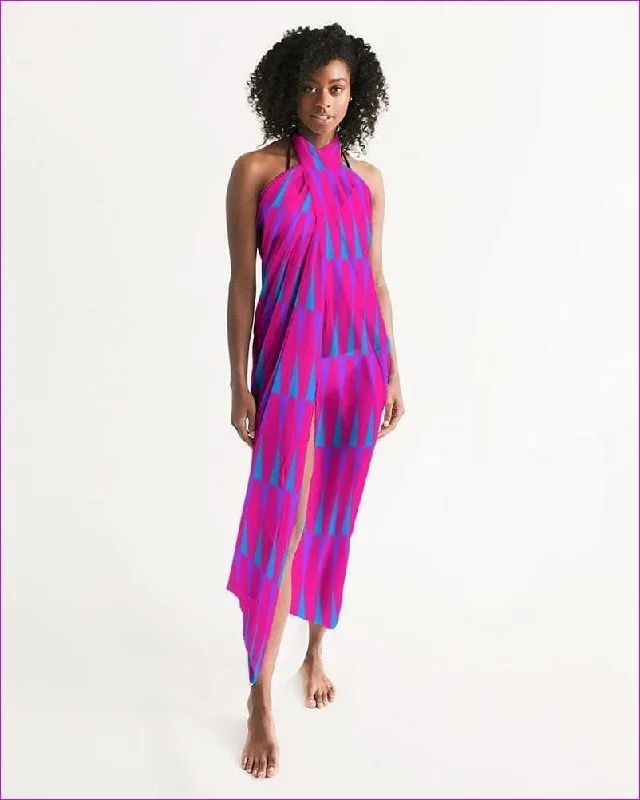 Candy Checkered Swim Cover Up Stylish Swimsuit Set