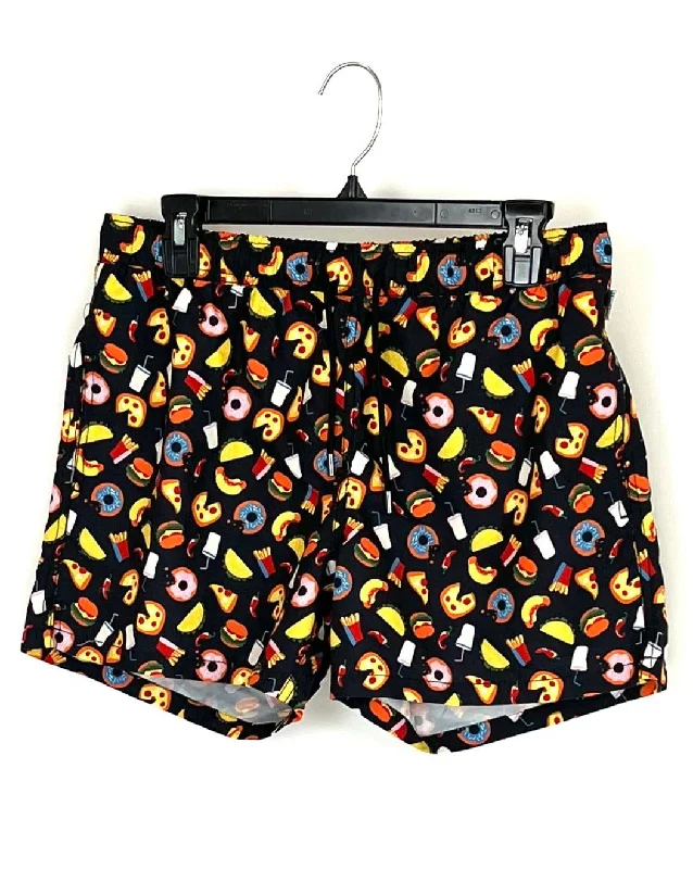 MENS Fast Food Swim Shorts - Size Medium and 2-3Y Kids Swim Dress with Belt