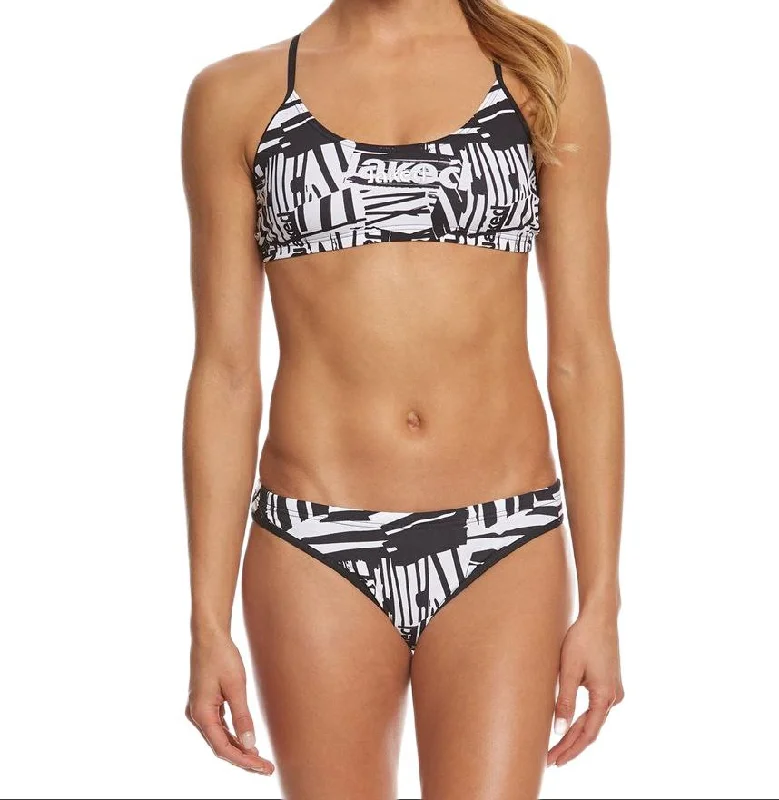 JAKED Women's Black Donna Zebra Two Piece Bikini Swimsuit #JCTBD10001 40 NWT Classic One-Piece JAKED Women's Black Donna Zebra Two Piece Bikini Swimsuit #JCTBD10001 40 NWT Classic One-Piece