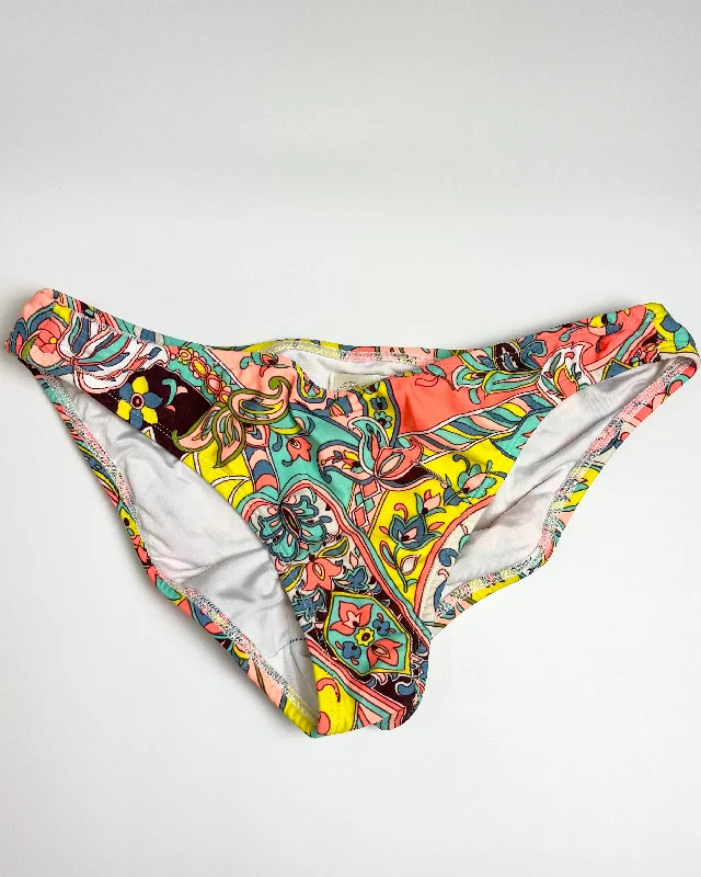 Multi-Color Abstract Swim Bottom - Small Sexy Swimwear Set