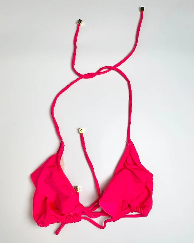 Neon Pink Swim Top - Extra Small Sexy Monokini Swimsuit