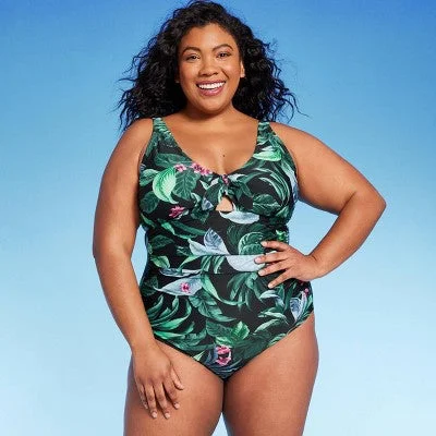 New - Kona Sol Women's Tummy Control One Piece Swimsuit Full Coverage Swimwear High-Cut One-Piece New - Kona Sol Women's Tummy Control One Piece Swimsuit Full Coverage Swimwear High-Cut One-Piece