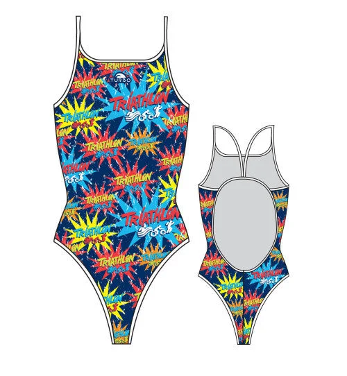 TURBO Triathlon - 8300482-0099 - Thin Strap Womens Swimsuit / Swimwear / Costume - Swimming Cross-Back Bikini TURBO Triathlon - 8300482-0099 - Thin Strap Womens Swimsuit / Swimwear / Costume - Swimming Cross-Back Bikini