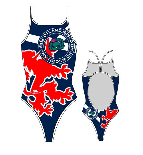 TURBO Scotland - 893662-0708 - Thin Strap Womens Swimsuit / Swimwear / Costume - Swimming Chic Beach Cover-Up