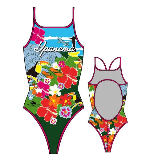 TURBO Tucan - 893812-14 - Thin Strap Womens Swimsuit / Swimwear / Costume - Swimming Luxury Swimsuit Style