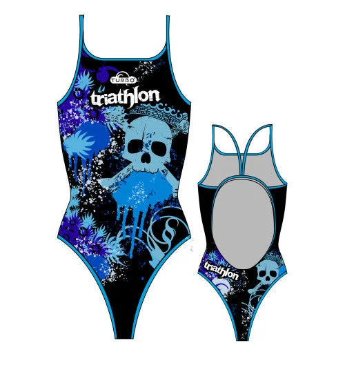 TURBO Triathlon - 894512-0906 - Thin Strap Womens Swimsuit / Swimwear / Costume - Swimming Timeless Black Bikini TURBO Triathlon - 894512-0906 - Thin Strap Womens Swimsuit / Swimwear / Costume - Swimming Timeless Black Bikini