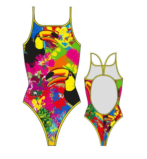 TURBO Tucan - 899202-0099 - Thin Strap Womens Swimsuit / Swimwear / Costume - Swimming Elegant Ruffled Bikini TURBO Tucan - 899202-0099 - Thin Strap Womens Swimsuit / Swimwear / Costume - Swimming Elegant Ruffled Bikini