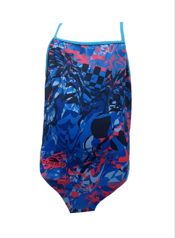 TURBO Women's Blue Tirante Cross Back One Piece Swimsuit #8300492 XX-Large NWT Mesh Swimsuit Top TURBO Women's Blue Tirante Cross Back One Piece Swimsuit #8300492 XX-Large NWT Mesh Swimsuit Top