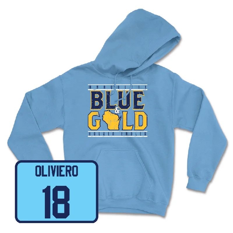 Championship Blue Women's Soccer State Hoodie - Capri Oliviero Hoodie with Hood Adjustable Protection Championship Blue Women's Soccer State Hoodie - Capri Oliviero Hoodie with Hood Adjustable Protection